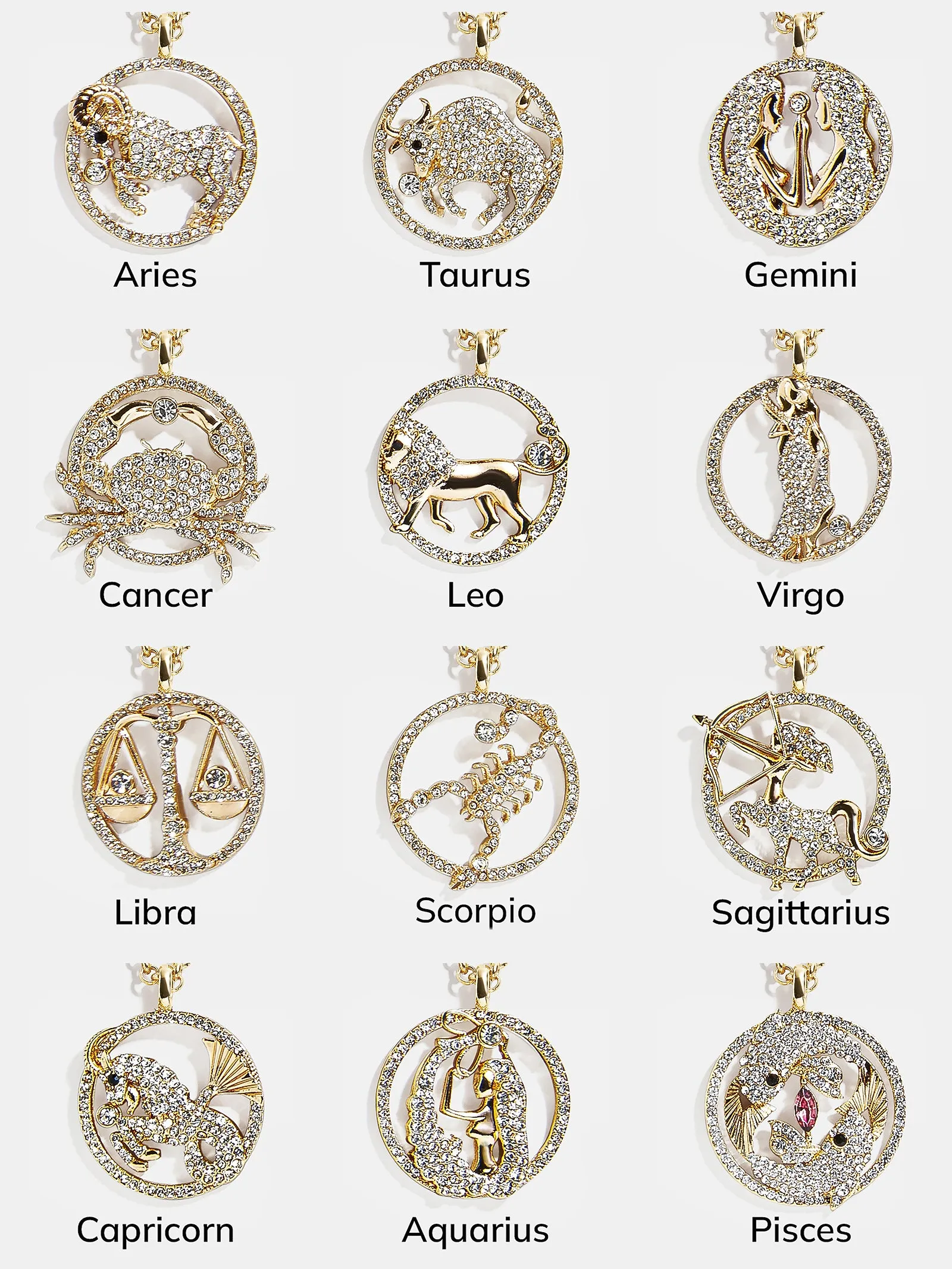 Andrea Zodiac Necklace - Gemini