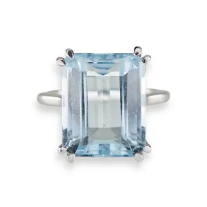 Aquamarine Cocktail Ring