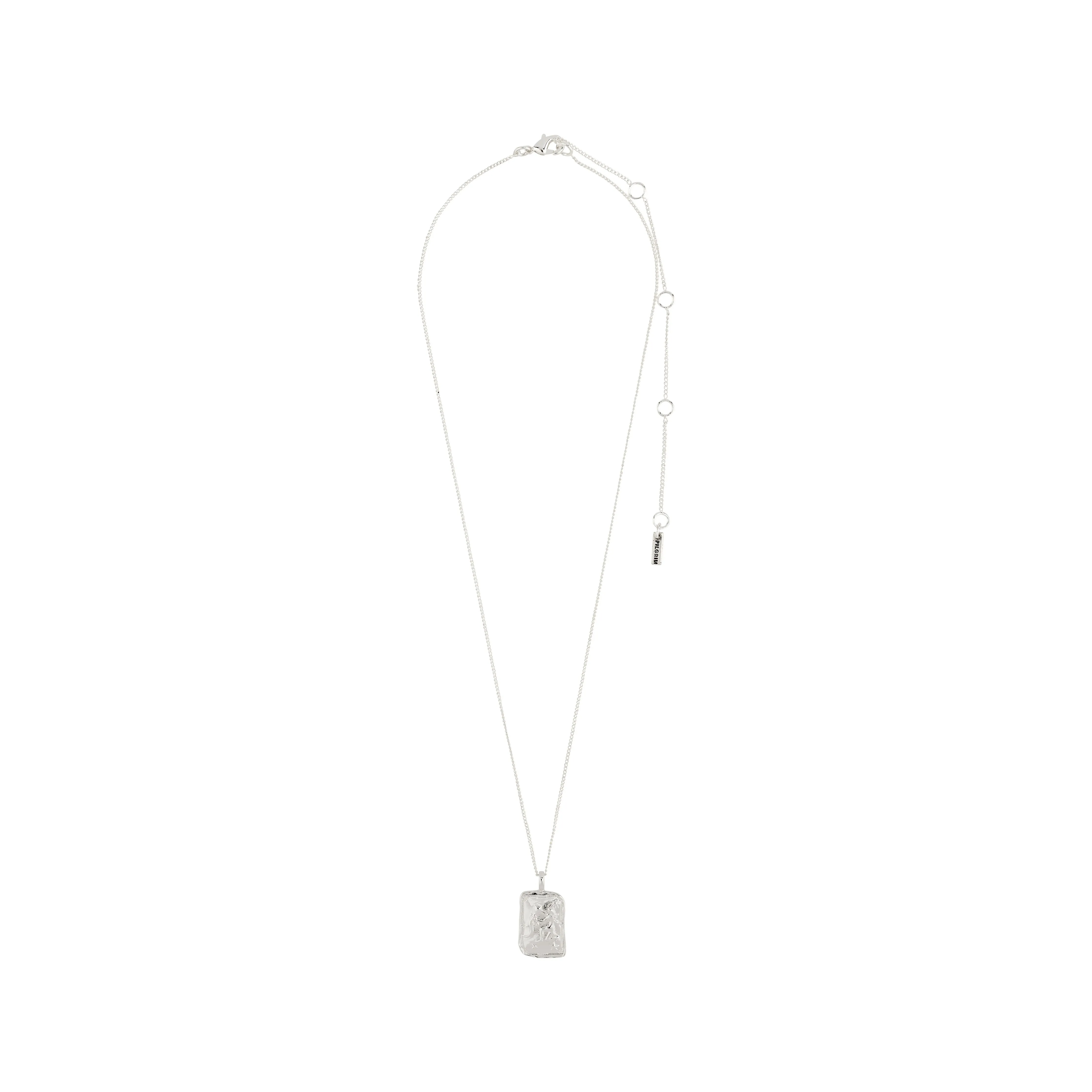 AQUARIUS Zodiac Sign necklace, silver-plated