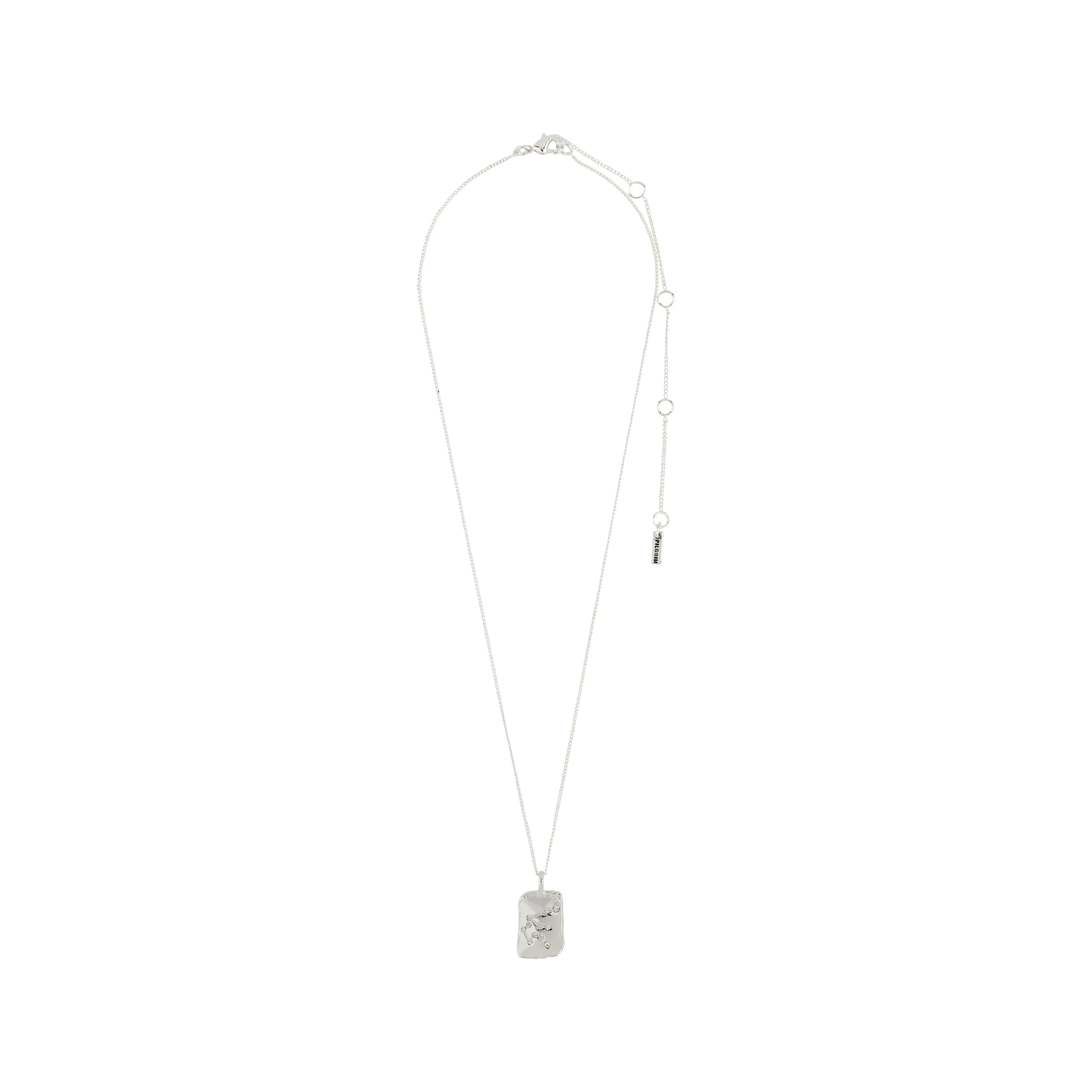 AQUARIUS Zodiac Sign necklace, silver-plated