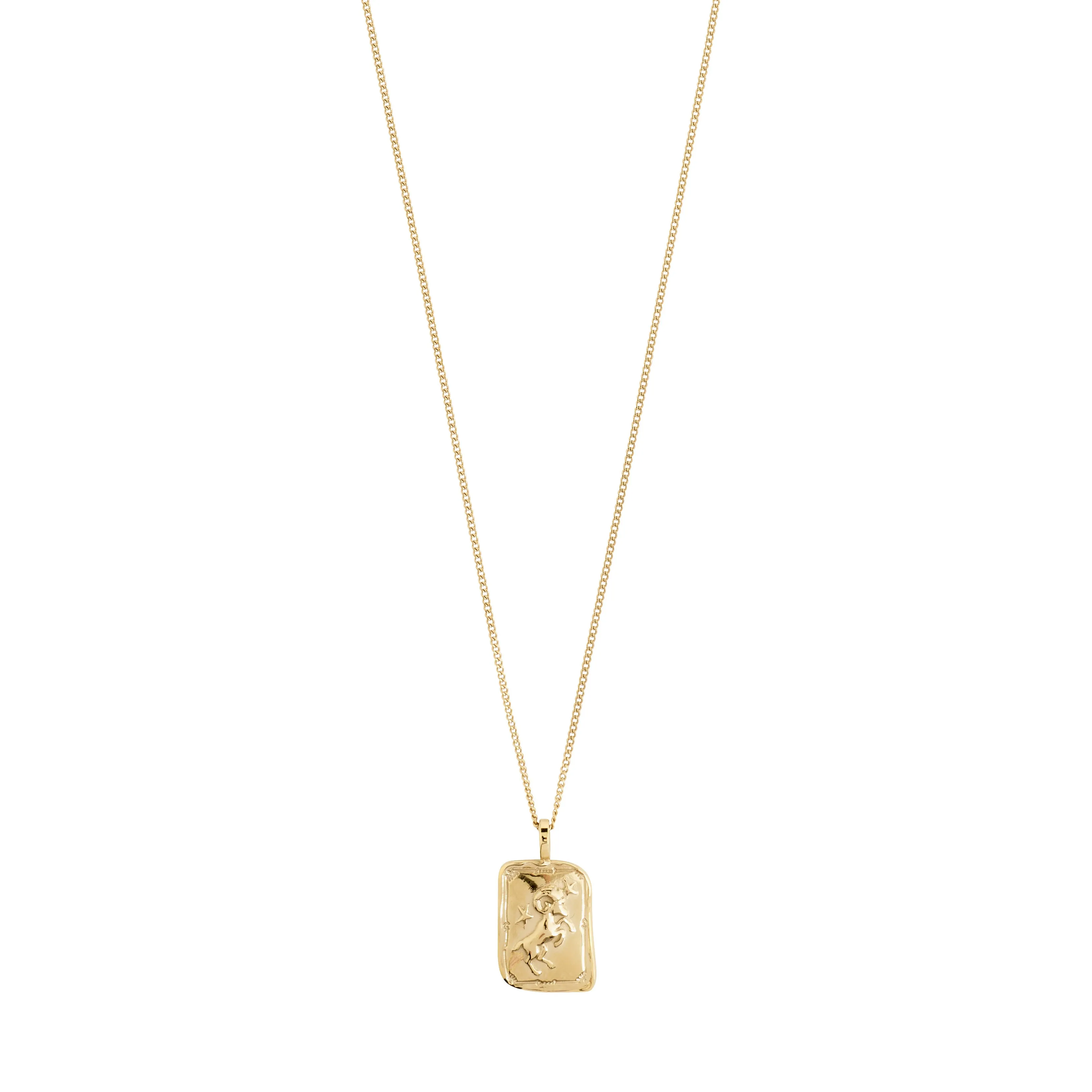 ARIES Zodiac Sign necklace, gold-plated