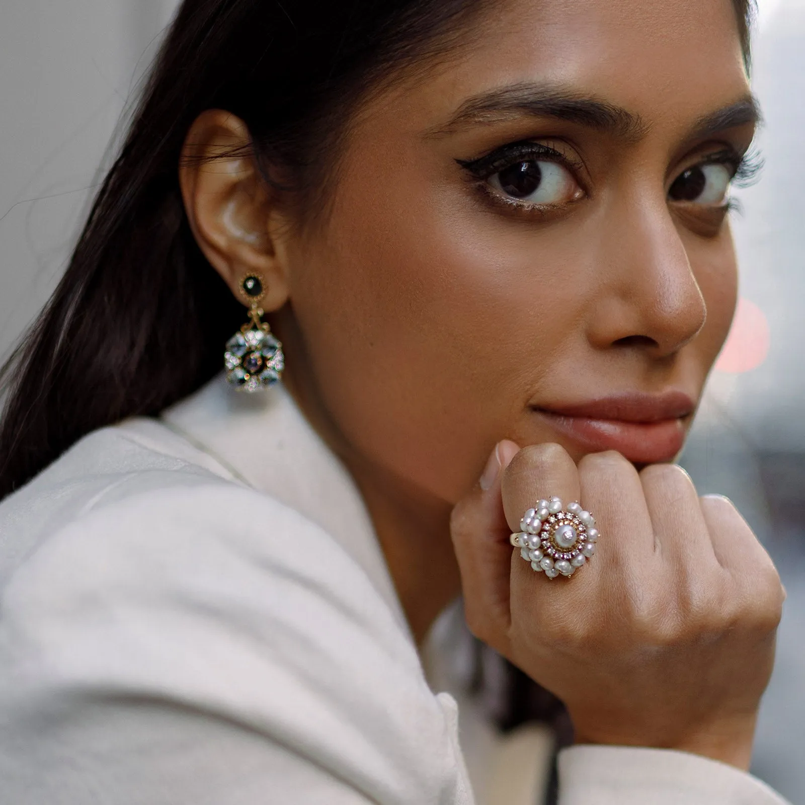 Audrey Snow Ring