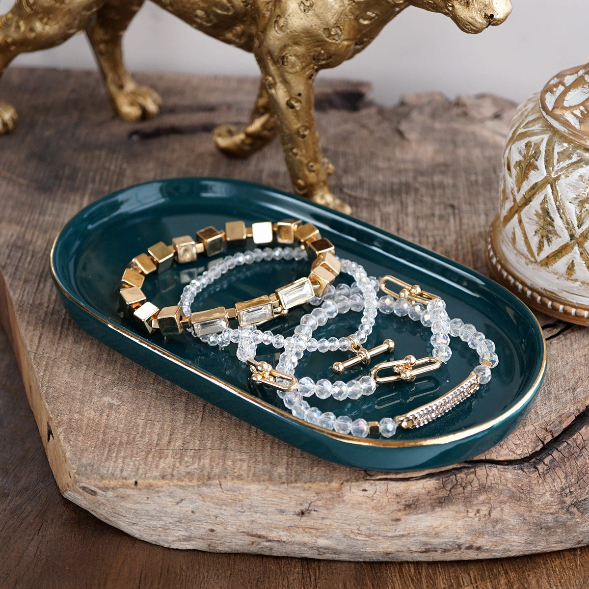 Aurora Gleam ?C Layered Luxe Bracelet Set Honest Beauty