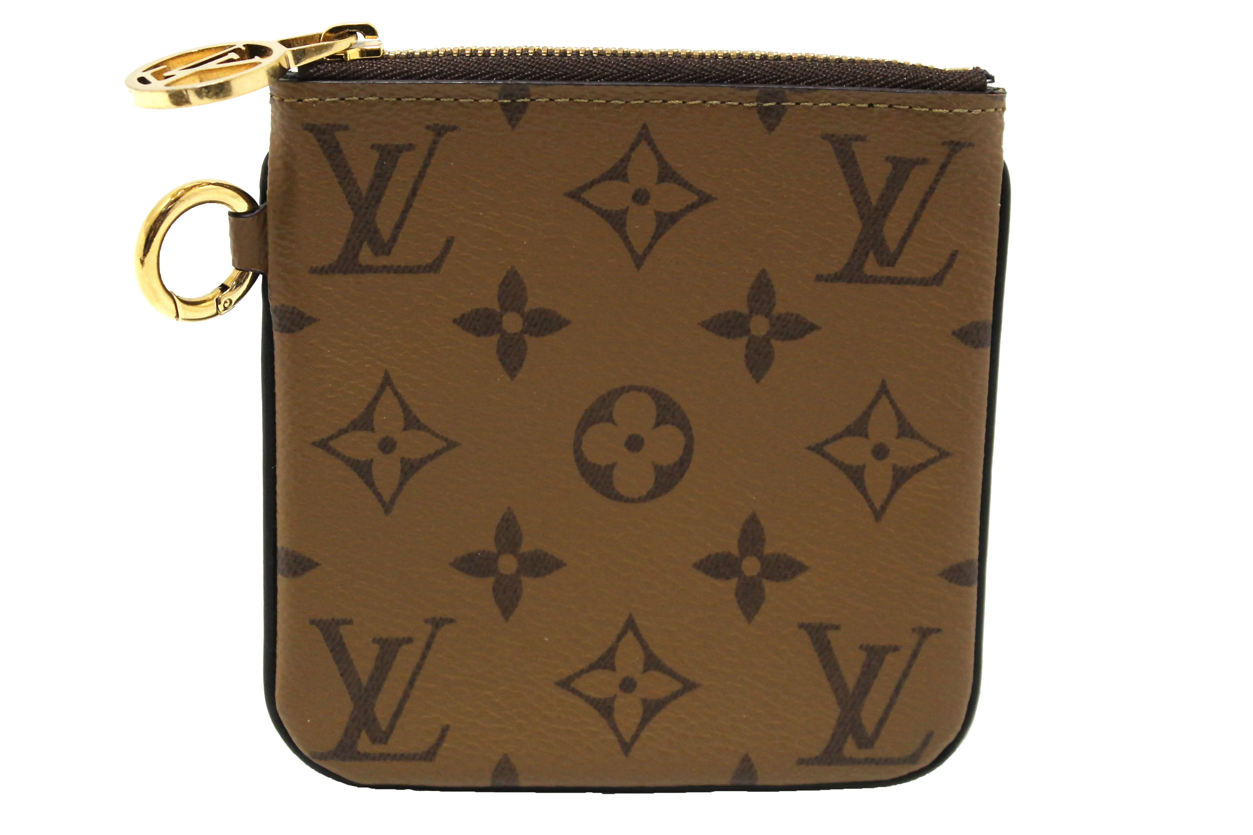 Authentic Louis Vuitton Monogram Giant/Monogram Reverse Canvas Trio Pouch