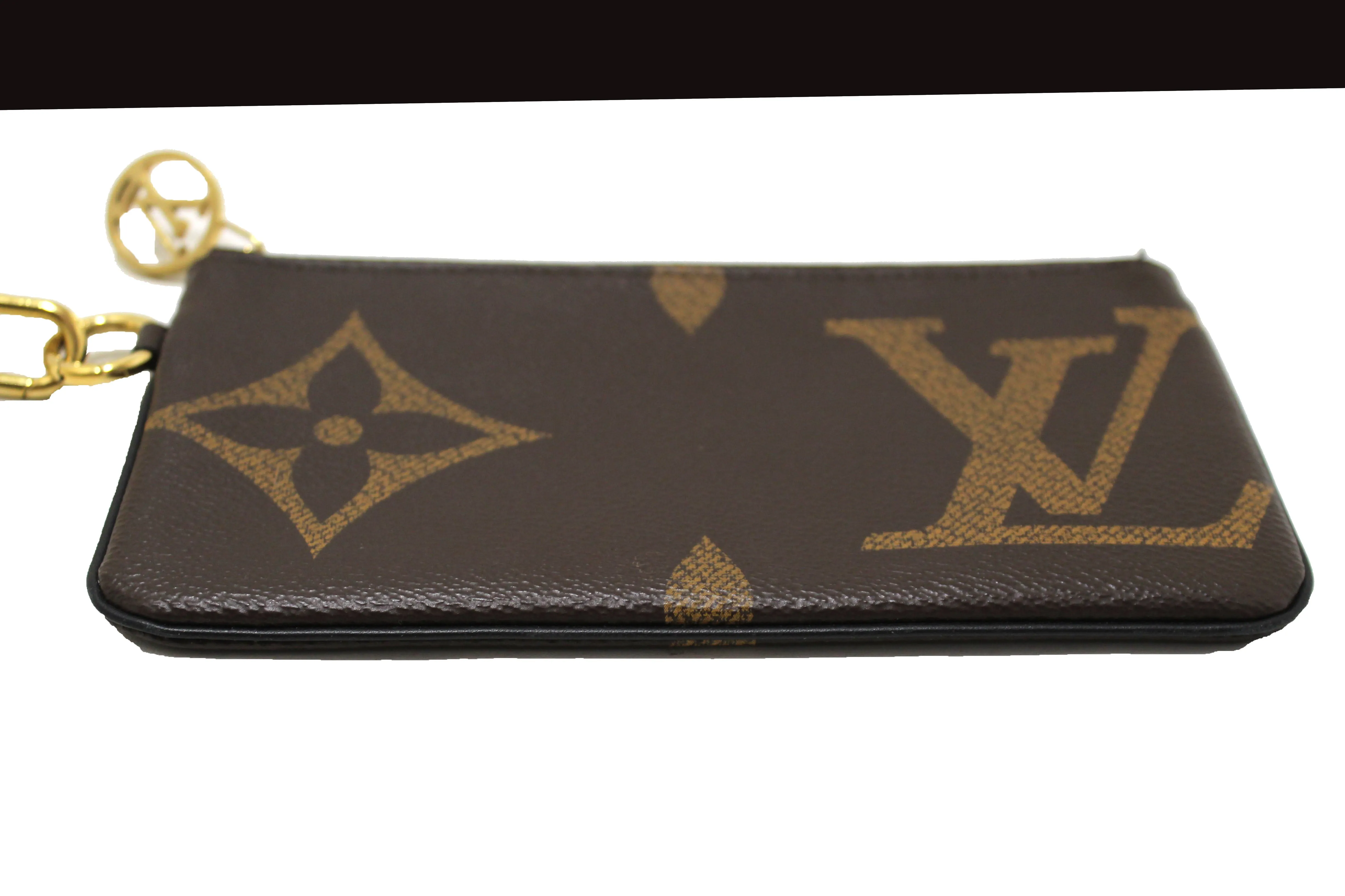 Authentic Louis Vuitton Monogram Giant/Monogram Reverse Canvas Trio Pouch