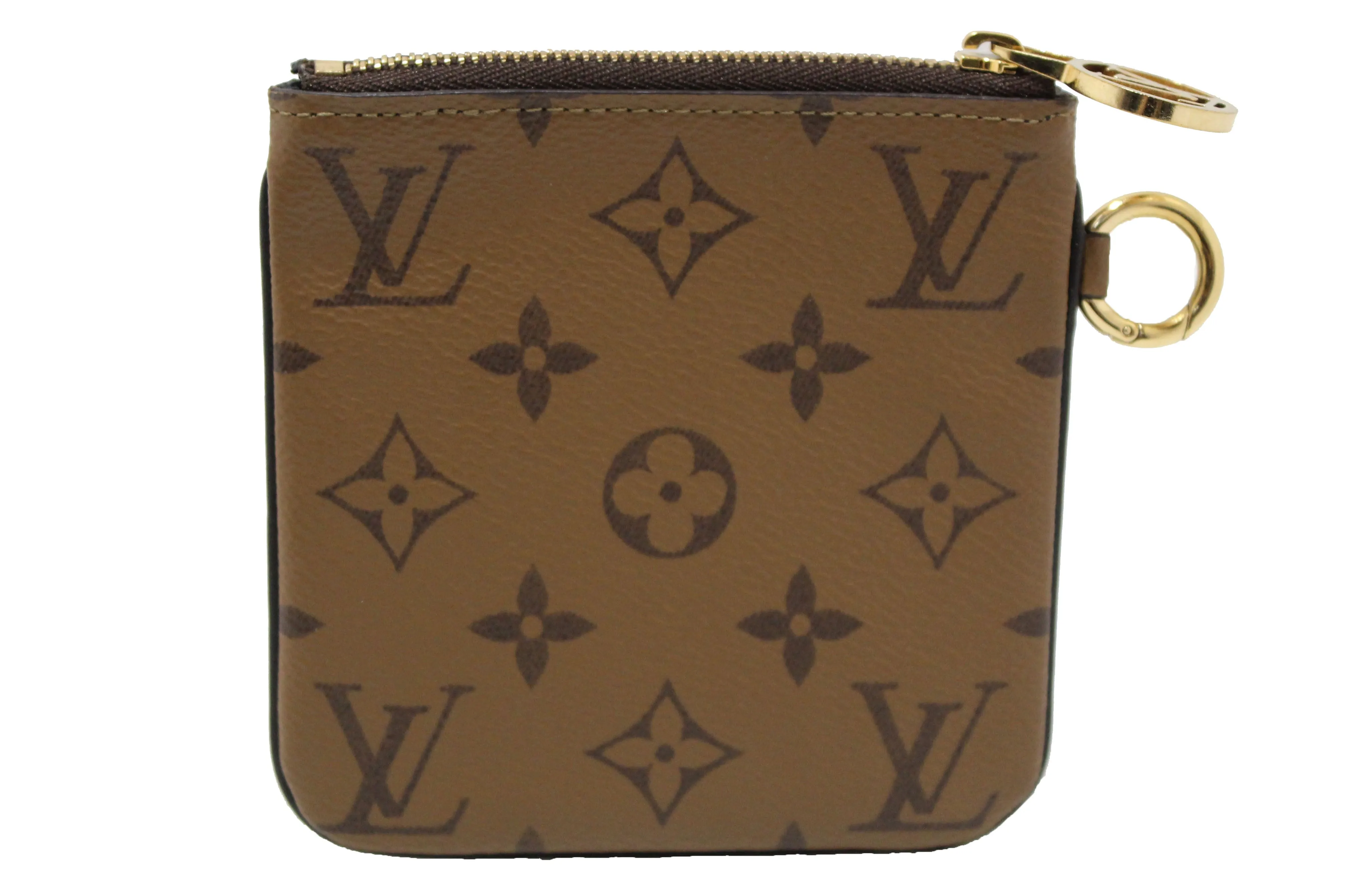 Authentic Louis Vuitton Monogram Giant/Monogram Reverse Canvas Trio Pouch