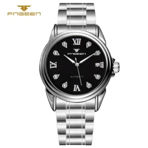 Automatic mechanical watch men's watch classic luxury diamond scale mechanical watch brand Military Relogio Masculino