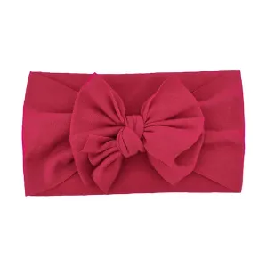 Baby Girl Bows and Headbands Elastic Baby Girl Bows and Headbands Baby Bows Toddler Cute Hair Accessories (I, One Size)