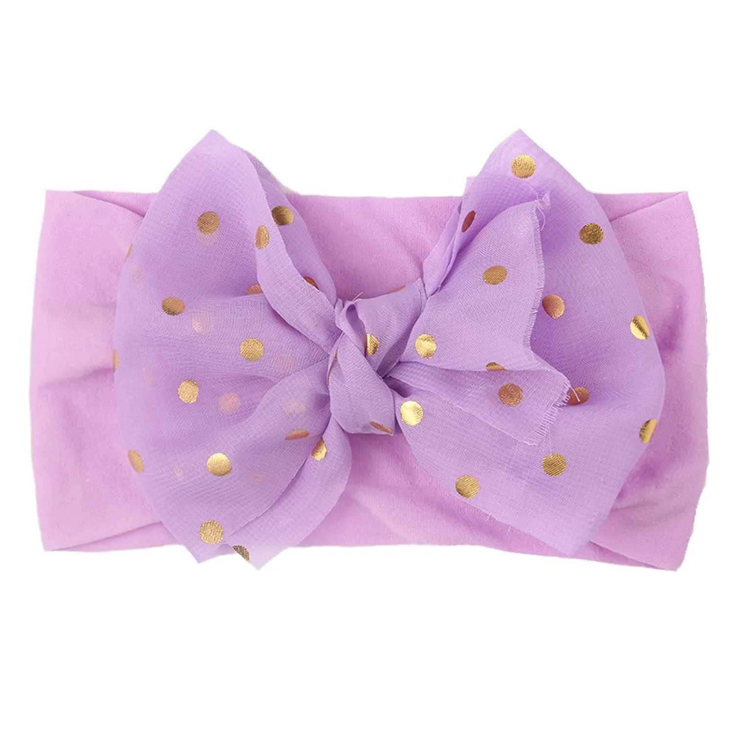 Baby Girls Bows Headbands Nylon Hairbands Ribbon Bow Elastic Hair Accessories for Newborns Infants Toddlers Kids (C, One Size)