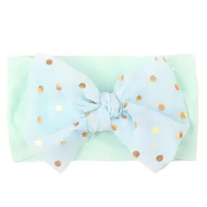 Baby Girls Bows Headbands Nylon Hairbands Ribbon Bow Elastic Hair Accessories for Newborns Infants Toddlers Kids (E, One Size)