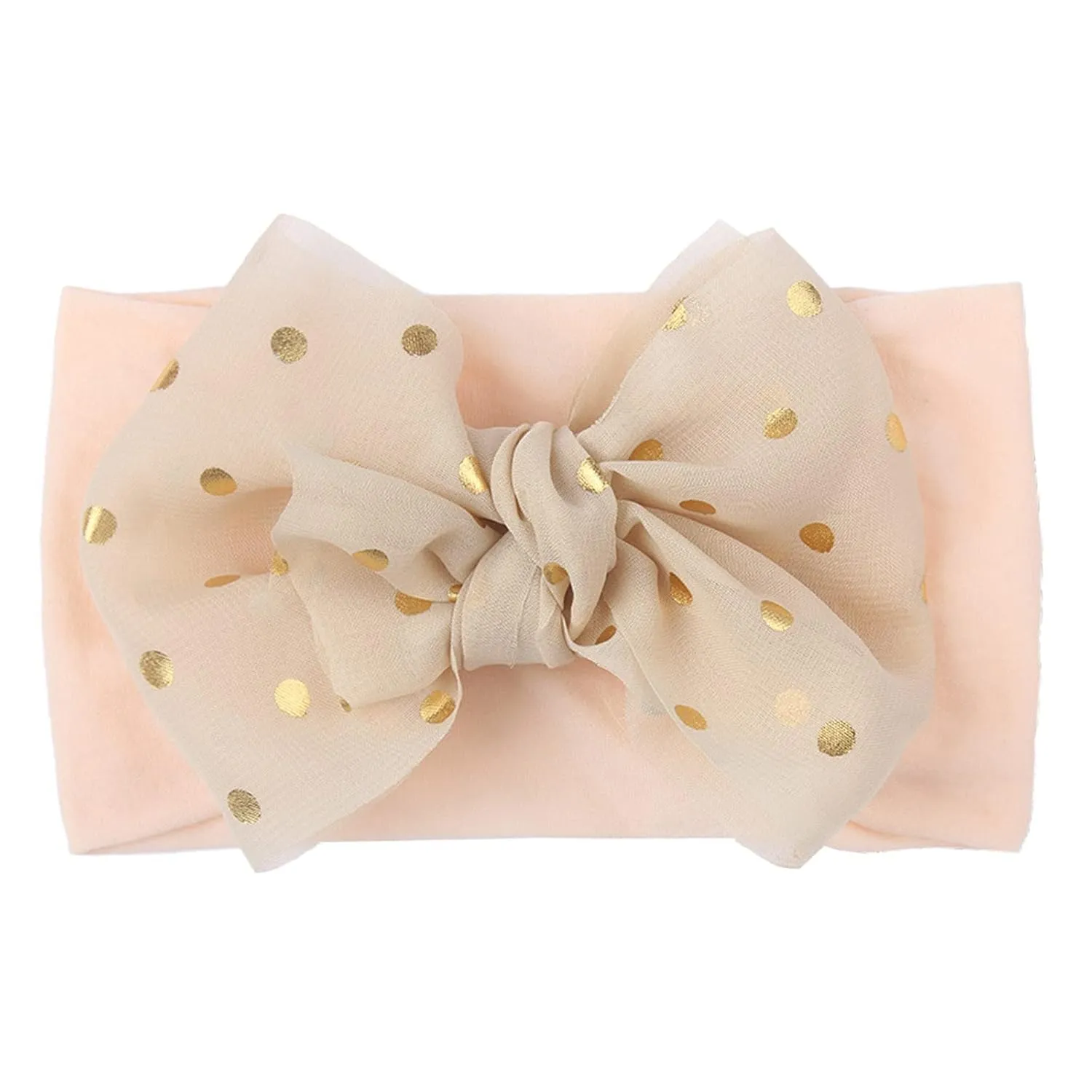 Baby Girls Bows Headbands Nylon Hairbands Ribbon Bow Elastic Hair Accessories for Newborns Infants Toddlers Kids (F, One Size)