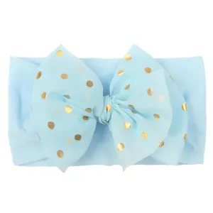 Baby Girls Bows Headbands Nylon Hairbands Ribbon Bow Elastic Hair Accessories for Newborns Infants Toddlers Kids (M, One Size)