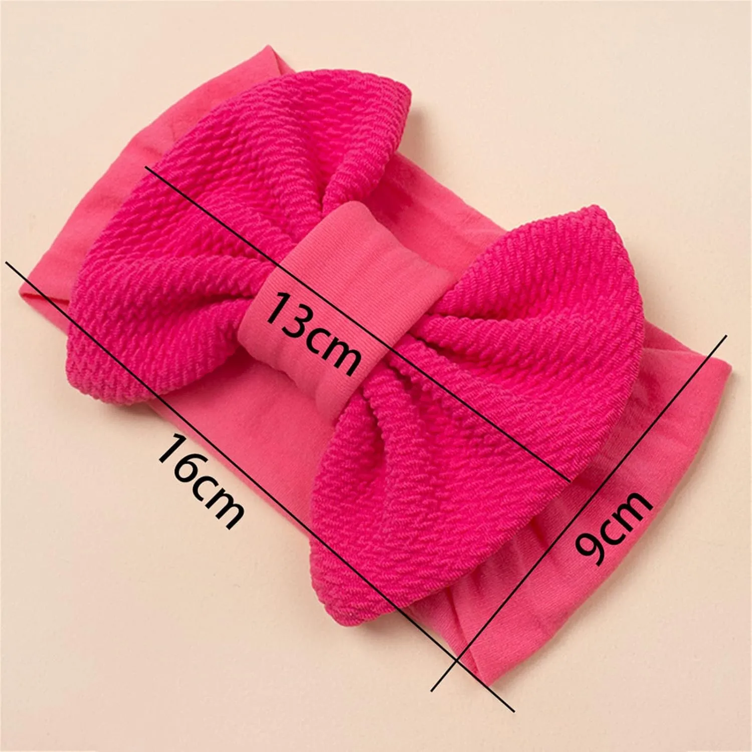 Baby Headbands Elastic Cute Bows Head Wrap Stretchy Knot Headbands with Hair Bows Hairbands Hair Bows Headbands (E, One Size)