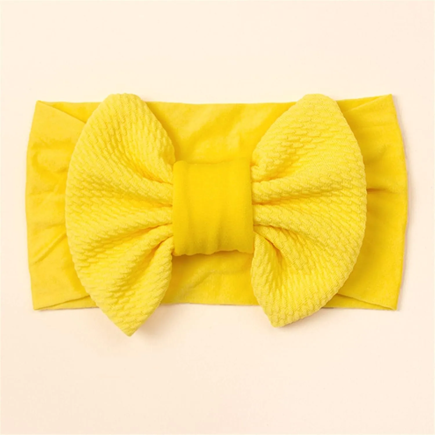 Baby Headbands Elastic Cute Bows Head Wrap Stretchy Knot Headbands with Hair Bows Hairbands Hair Bows Headbands (E, One Size)