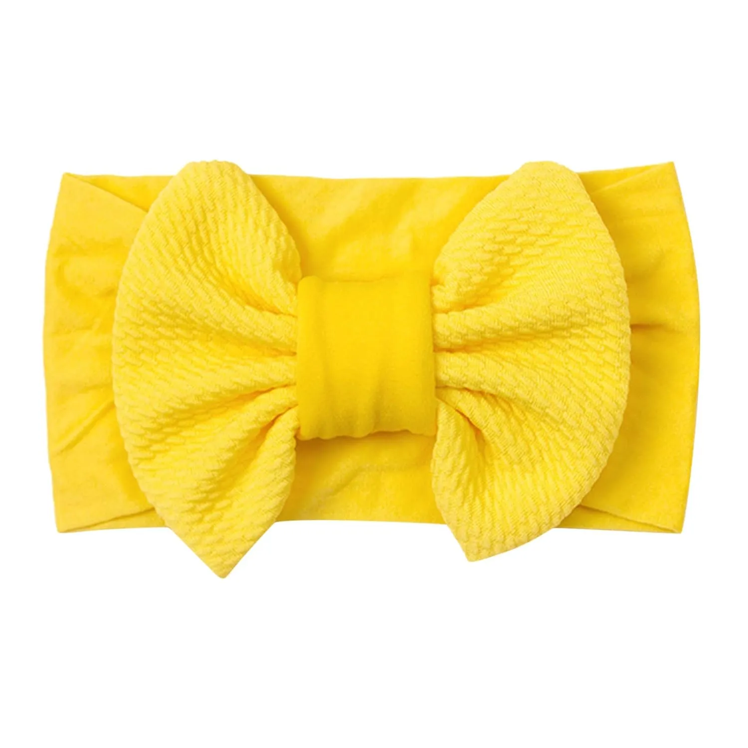 Baby Headbands Elastic Cute Bows Head Wrap Stretchy Knot Headbands with Hair Bows Hairbands Hair Bows Headbands (E, One Size)