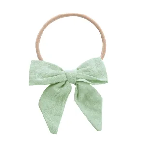 Baby Quick Drying Hair Band Toddler Girls Solid Color Headband Bowknot Elastic Hair Band For Infant Birthday Headband