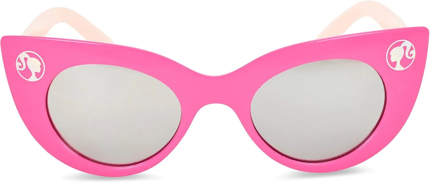 Barbie Girl's Cat Eye Sunglasses and Handled Hard Case Set