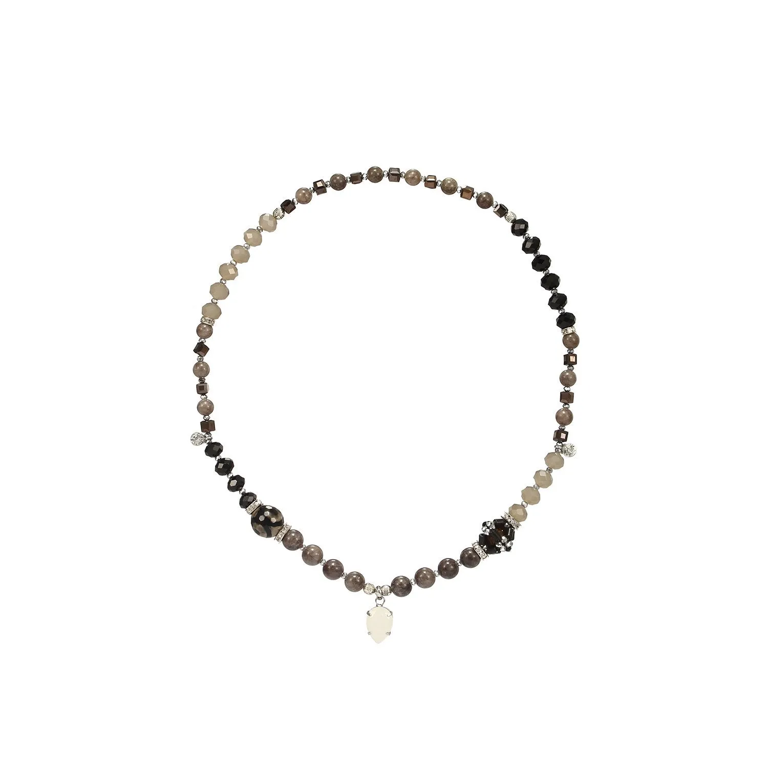 Beautiful Pearl Stretchy Handmade Necklace & Bracelet