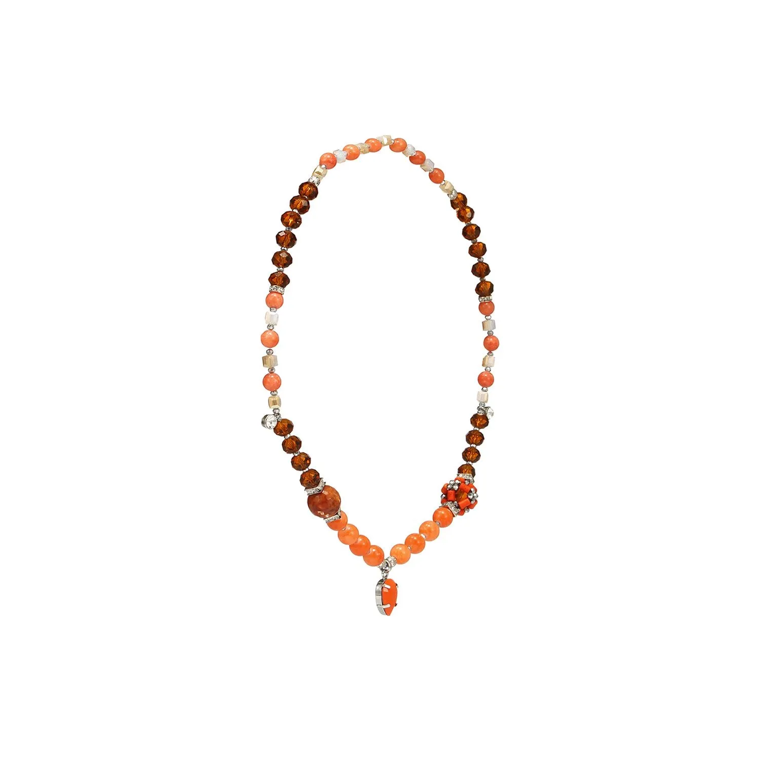 Beautiful Pearl Stretchy Handmade Necklace & Bracelet