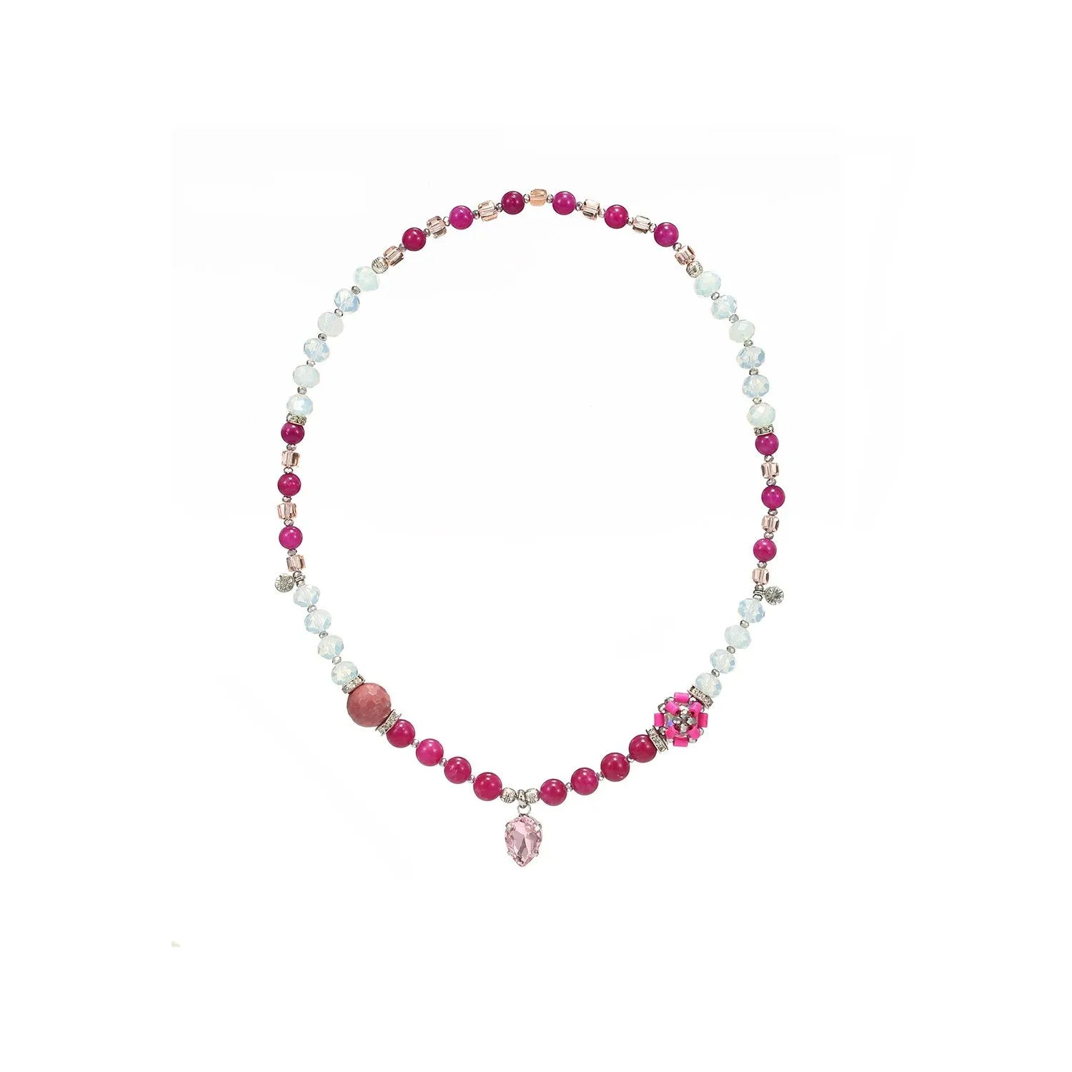 Beautiful Pearl Stretchy Handmade Necklace & Bracelet