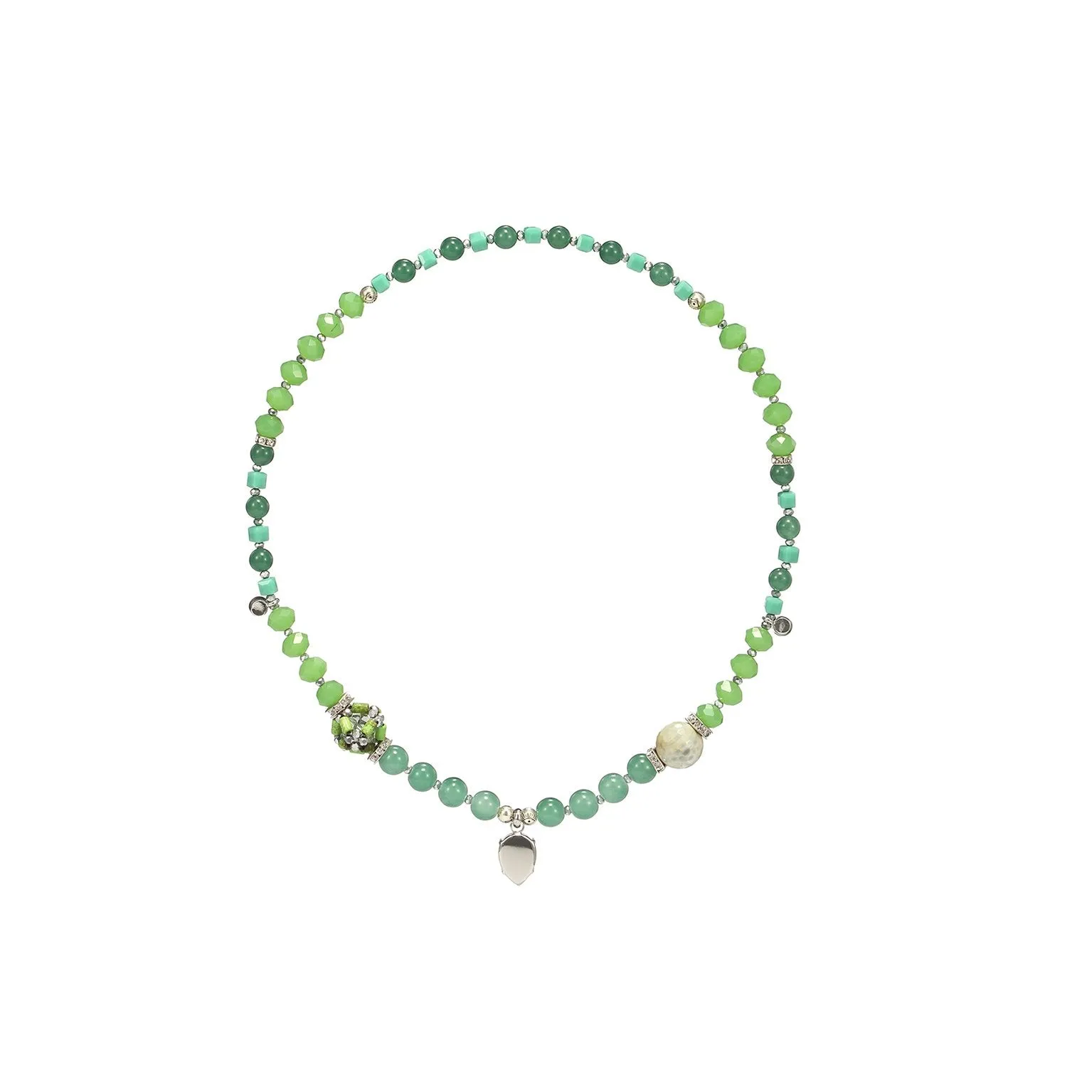 Beautiful Pearl Stretchy Handmade Necklace & Bracelet