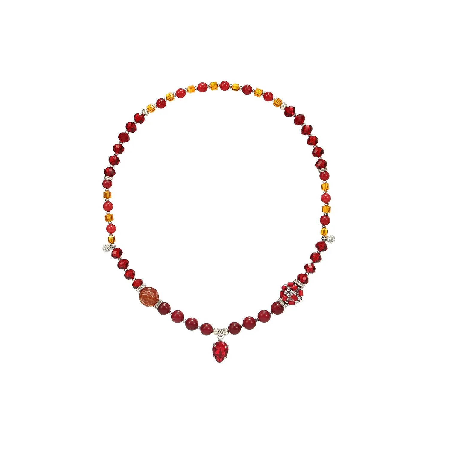 Beautiful Pearl Stretchy Handmade Necklace & Bracelet