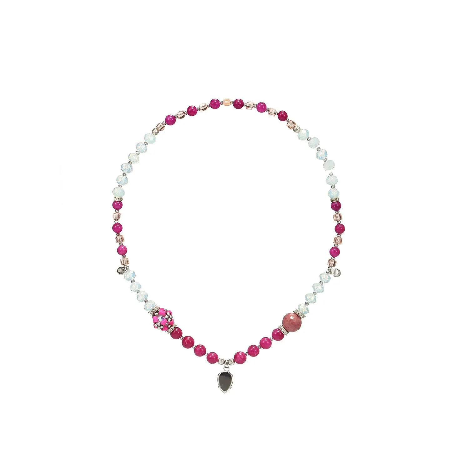 Beautiful Pearl Stretchy Handmade Necklace & Bracelet