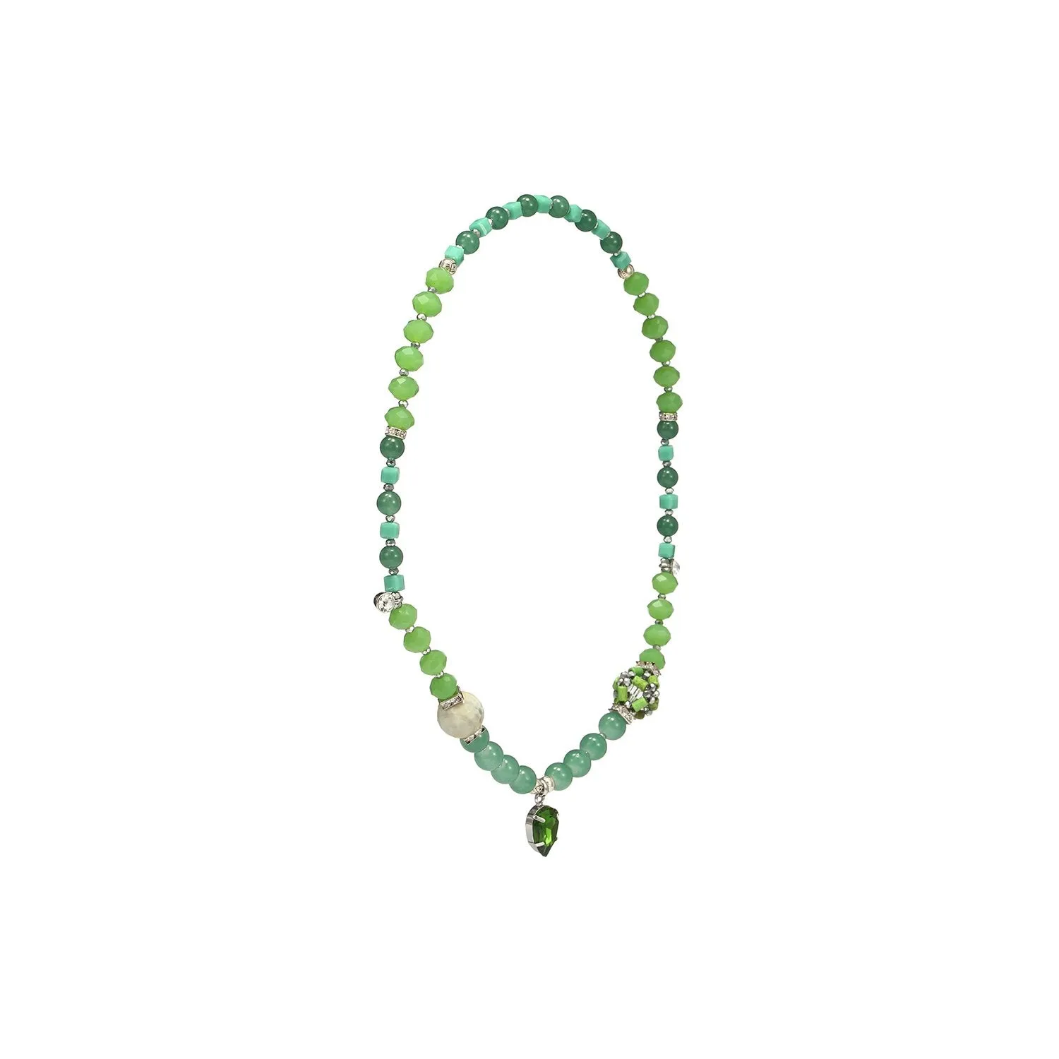 Beautiful Pearl Stretchy Handmade Necklace & Bracelet
