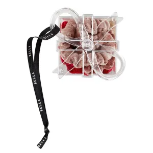 BEL Small Velvet Scrunchie Set Valentine Colors