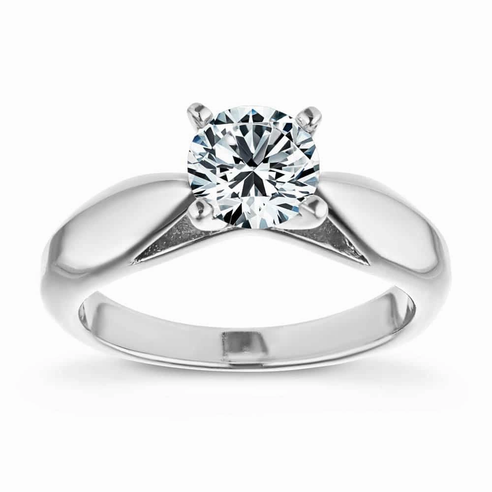 highly recommended Creative Memento Bernice Lab Grown Diamond Cathedral Solitaire Engagement Ring