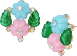 Betsey Island Flower Cluster Earrings