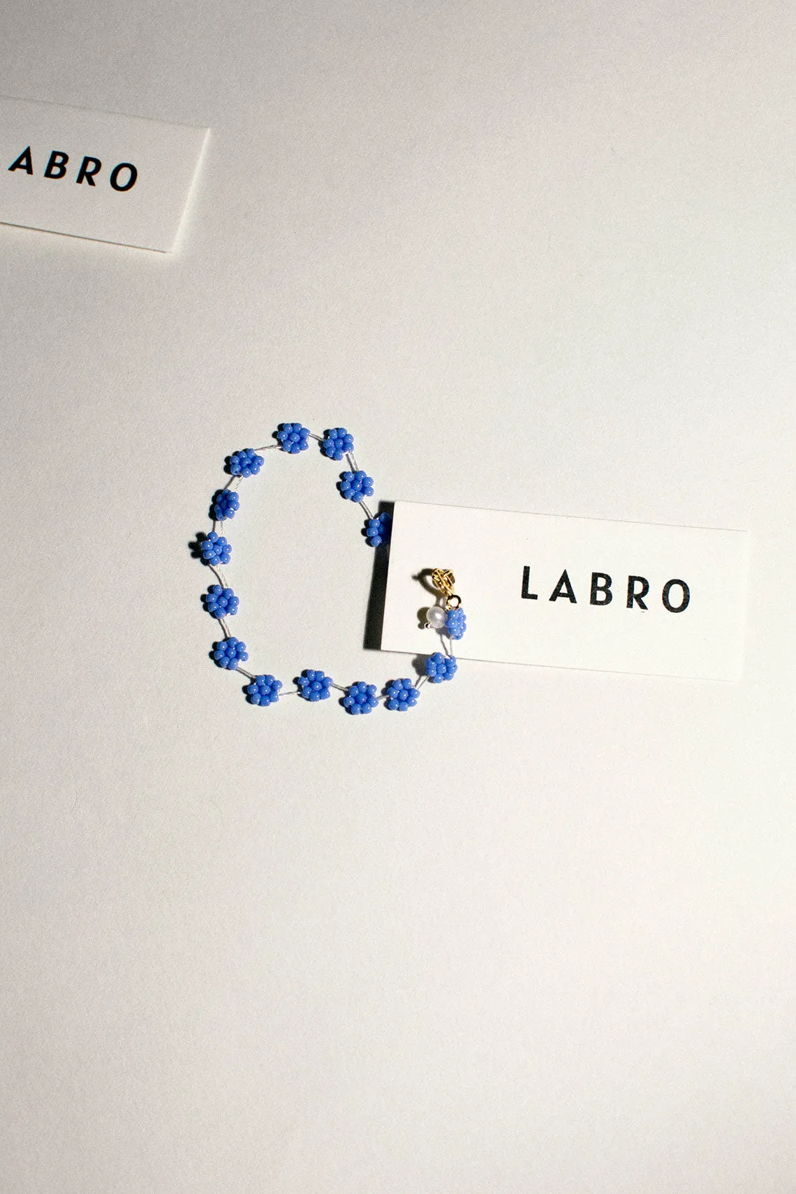 Blue Flower Anklet