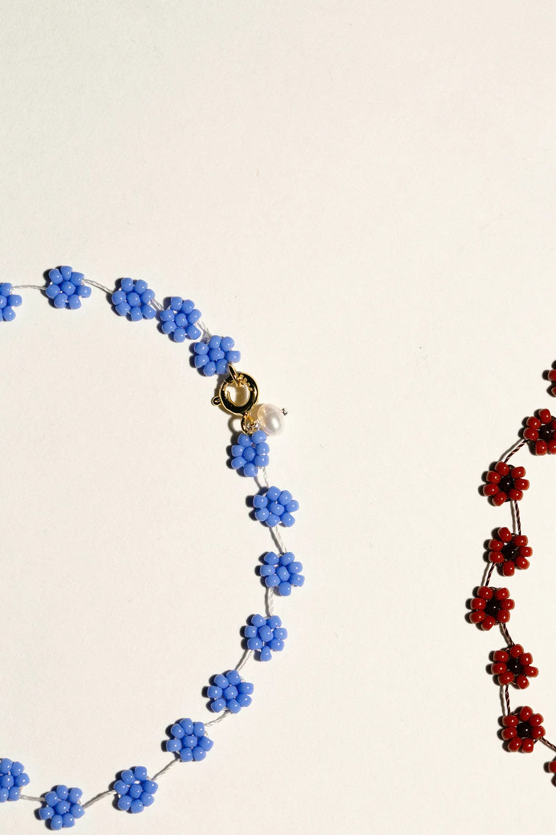 Blue Flower Anklet
