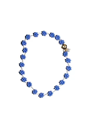 Blue Flower Anklet