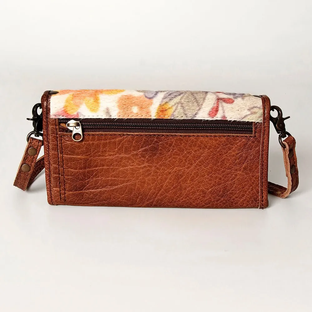 Bouquet of Flowers Leather Western Purse