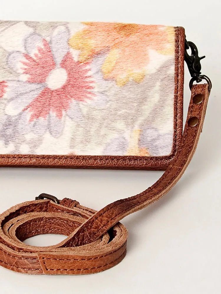 Bouquet of Flowers Leather Western Purse