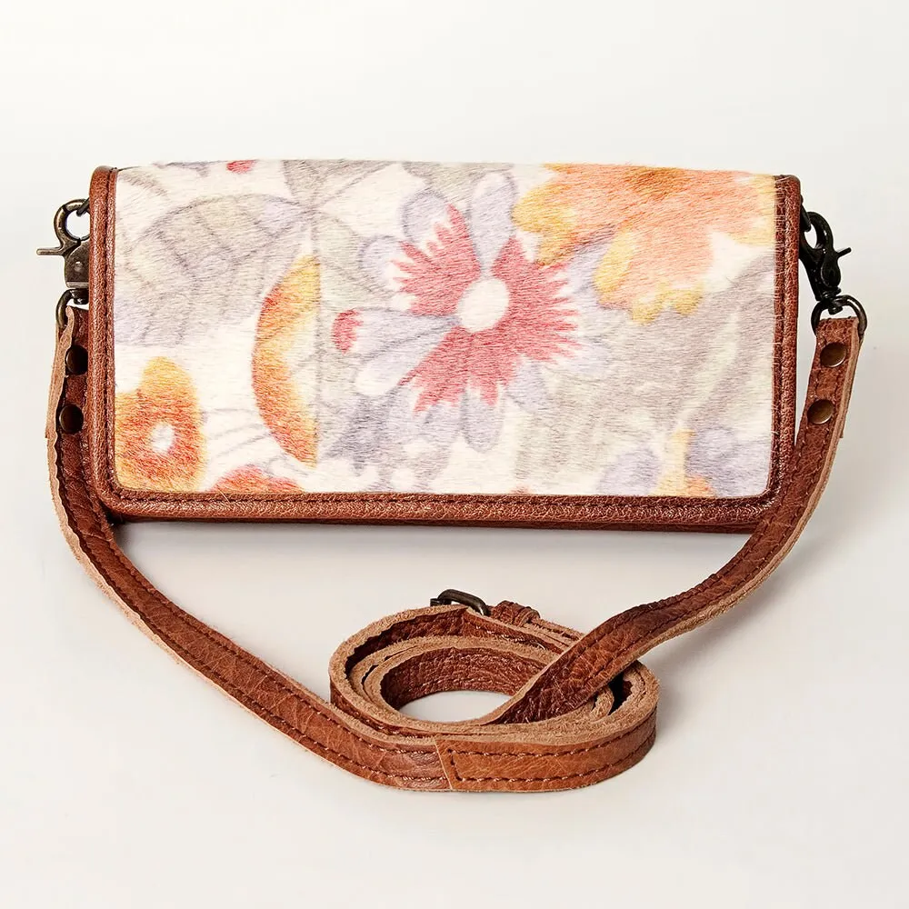 Bouquet of Flowers Leather Western Purse