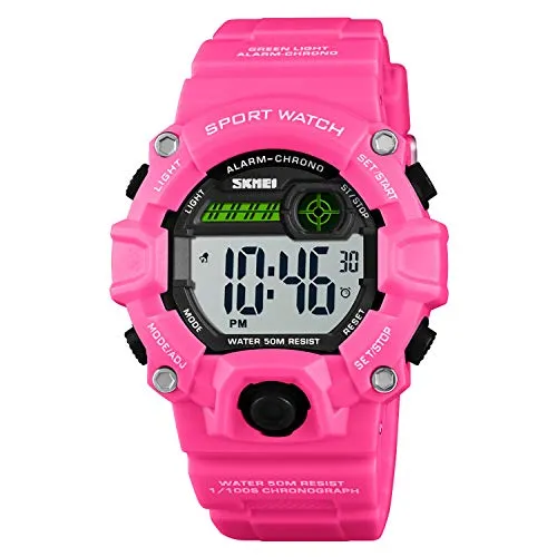 Boys Camouflage LED Sports Kids Watch Waterproof Watch