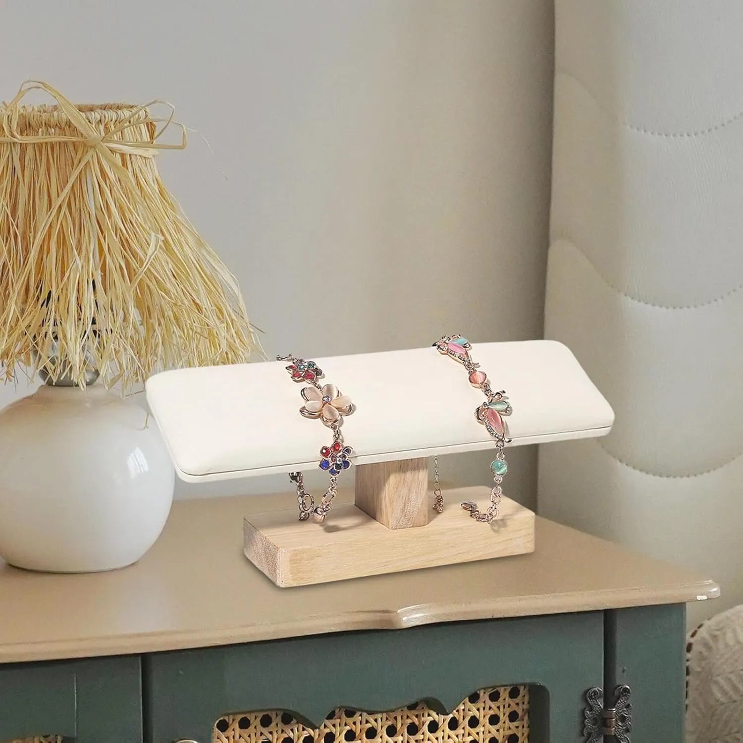 Bracelet Holder Jewelry Display Watch Holder Tabletop Jewelry Showcase for Displaying Dresser Cloakroom Jewelry Store