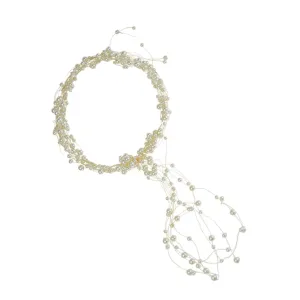 Bridal Headband Hair Vine with Pearls Elegant Headdress for Bridesmaids Wedding and Prom Hair Accessories Lightweight and Comfortable for Special Occasions