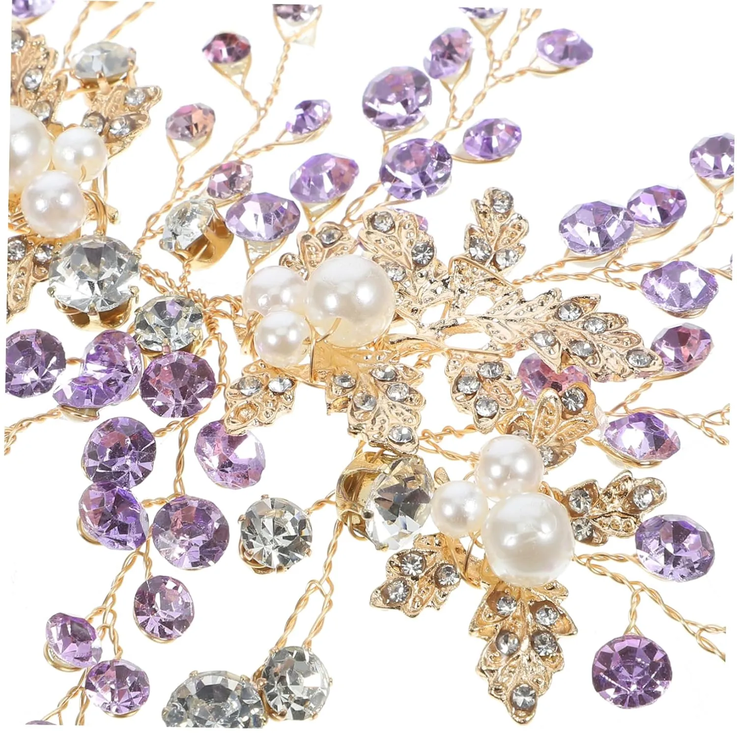 Bridal Headpiece Pearl Rhinestone Headband for Wedding Hair Accessories