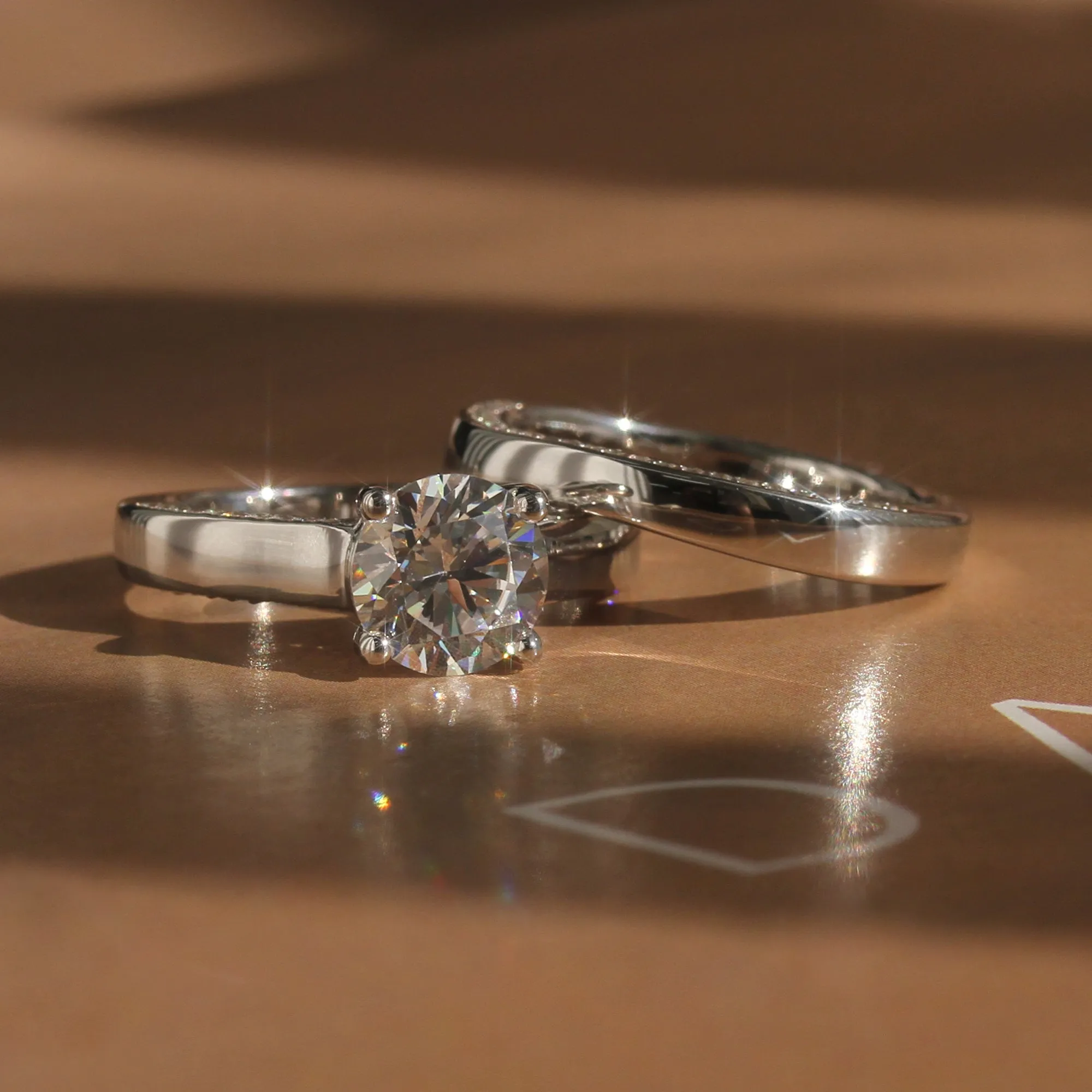 Brilliant 2 CT "Eternal Harmony" Bridal Ring Set