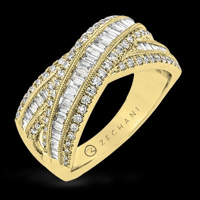 ZR1719 Right Hand Ring in 14k Gold with Diamonds Smart Design