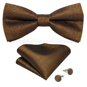 Bronze Matching Bowtie Set (3pc)