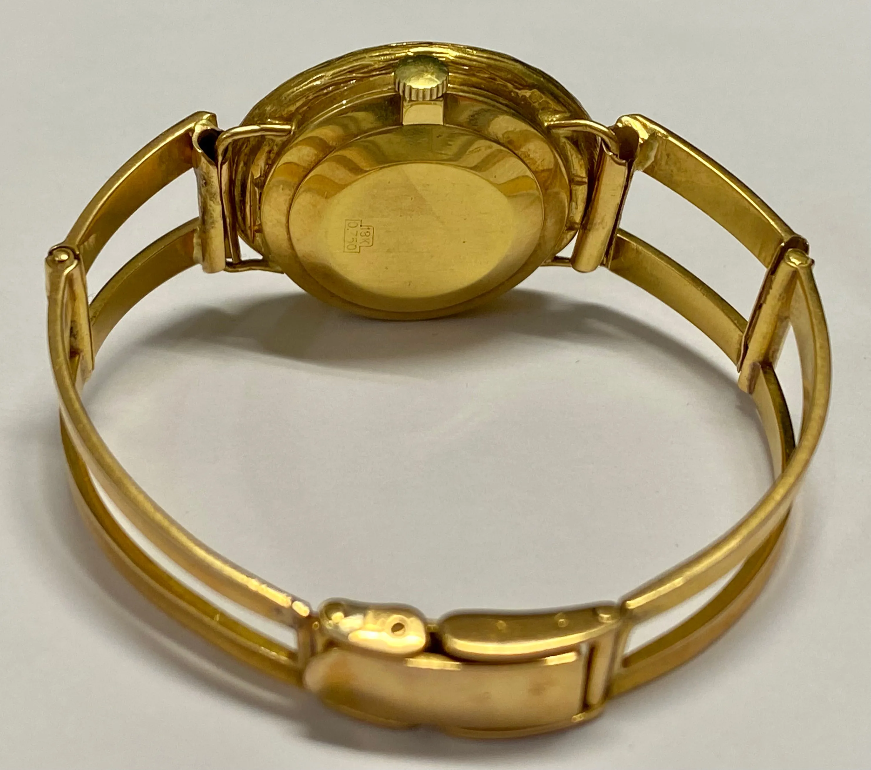 BUECHE GIROD Vintage 1960's Art Deco Style 18K YG Ladies Watch- $20K APR w/ COA!