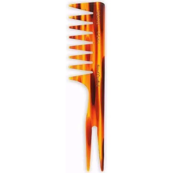 C6W-Flat 7.5 Inch Lifting Comb for Curly Hair/ C6W-Curve