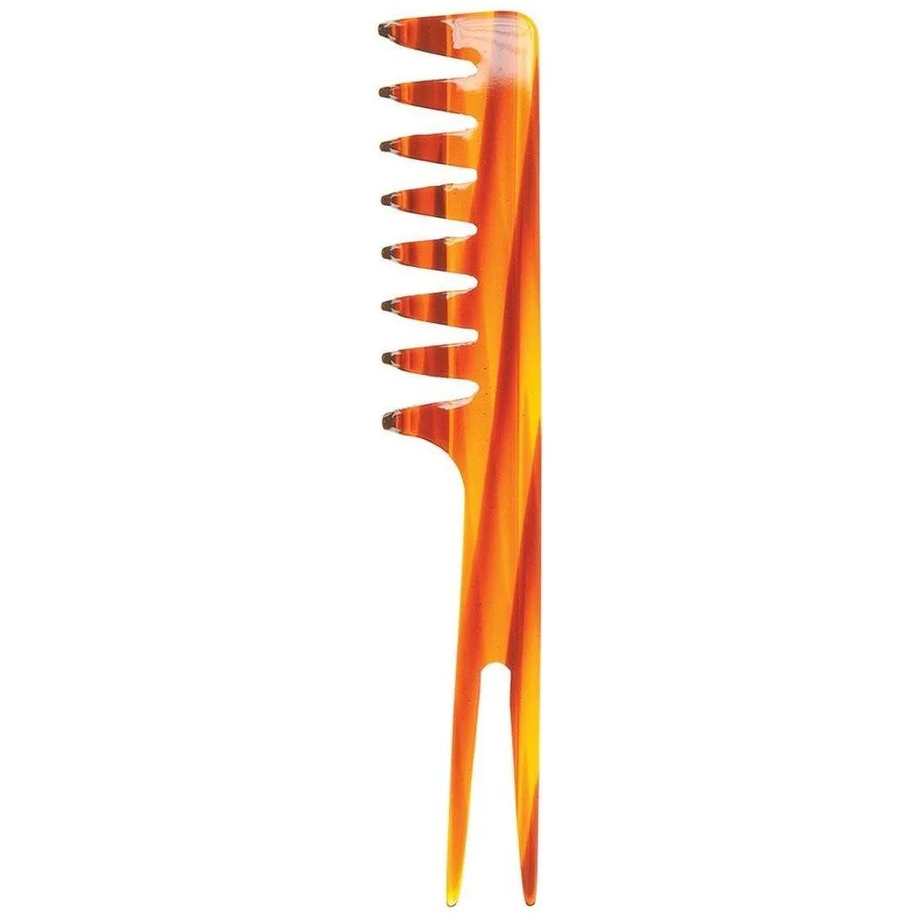 C6W-Flat 7.5 Inch Lifting Comb for Curly Hair/ C6W-Curve