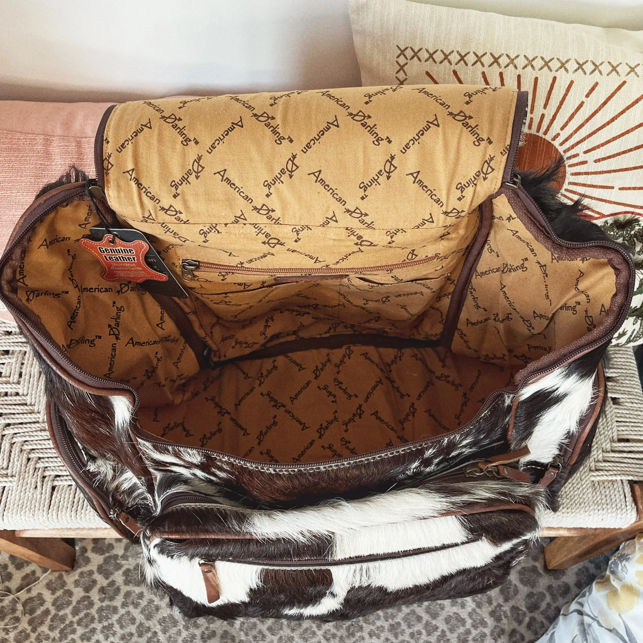 Calico Rock Western Leather Backpack