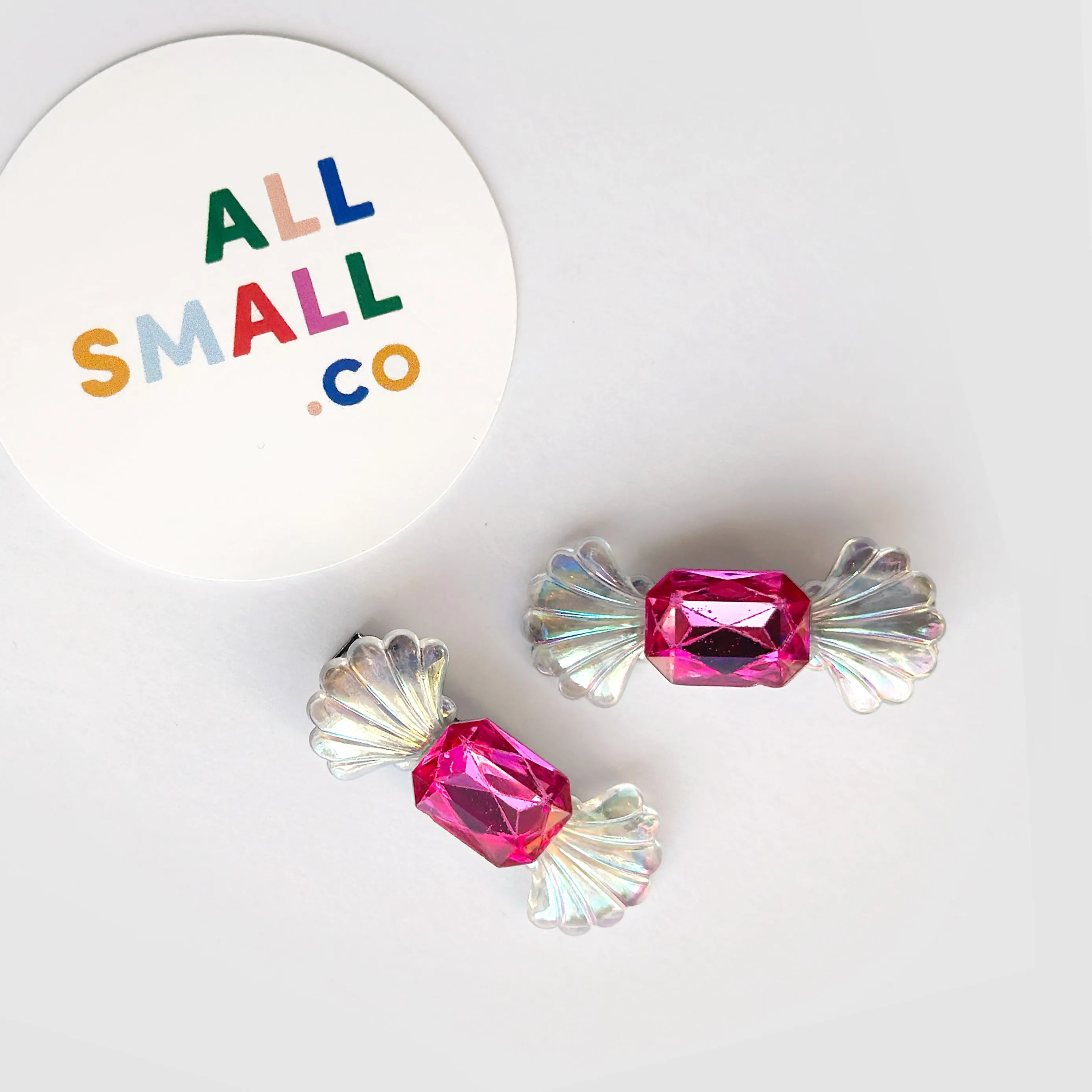 Candy Wrapper Hair Clips
