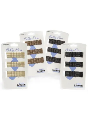 CAPEZIO DOUBLE COATED METAL BOBBY PINS (BLACK)